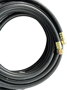 3/8" ID Propane/Natural Gas/Air Hose with two 3/8 "Female Flare Fittings, Suitable for RV systems and more (5 feet long)