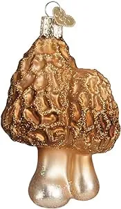 Old World Christmas Morel Mushrooms Glass Ornament Decoration 28111 FREE BOX New