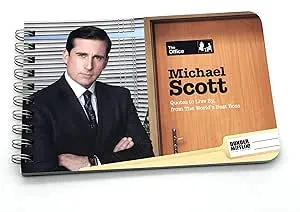 Papersalt Michael Scott Quotes Book - Hilarious Quotes from “The Office” TV Series - For Fans of The Office