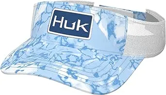 HUK Men's Huk'd, Anti-Glare Fishing Visor with Velcro Closure