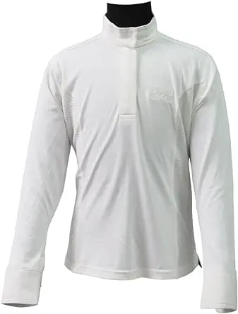 "Equine Couture Children's Cara Long Sleeve Show Shirt  Large  White "