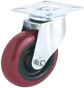 Shop Fox D2607 3&#034; Polyurethane Swivel Caster, Plate Mount