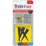 Screw It Again Masonry Anchor SIA-4PK-M