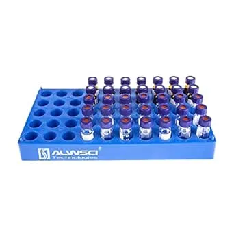 ALWSCI 1 Pack 2ml Vial Rack Lab HPLC Vial Holder 12mm Vial Tray HO