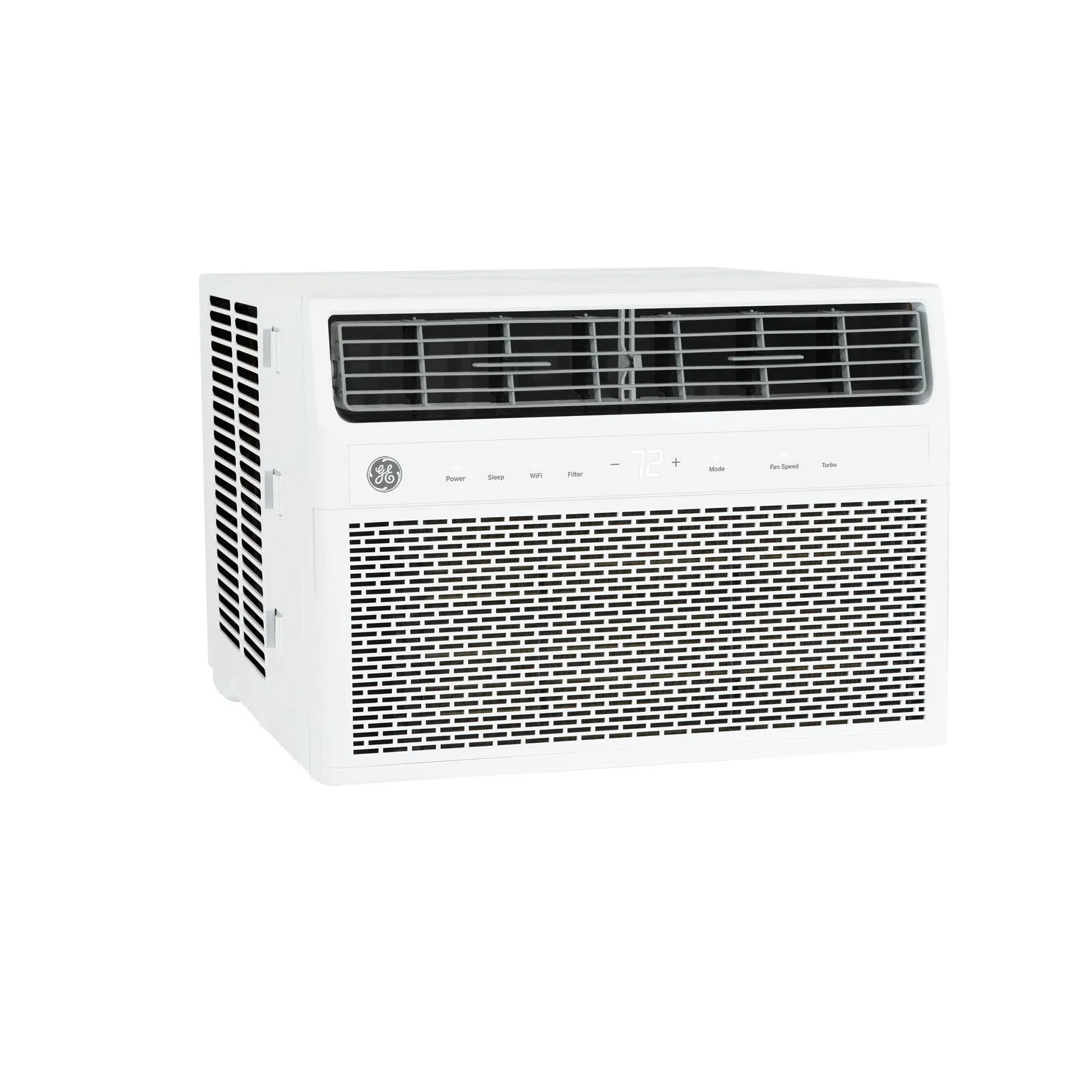 GE 550-sq ft Window Air Conditioner with Remote (115 Volts, 12000-BTU) Wi-Fi enabled in White | AWFS12WWL