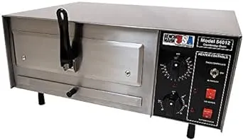 Benchmark USA 54012 Stainless Steel Countertop Pizza / Snack Oven with 12" Opening - 120V, 1750W