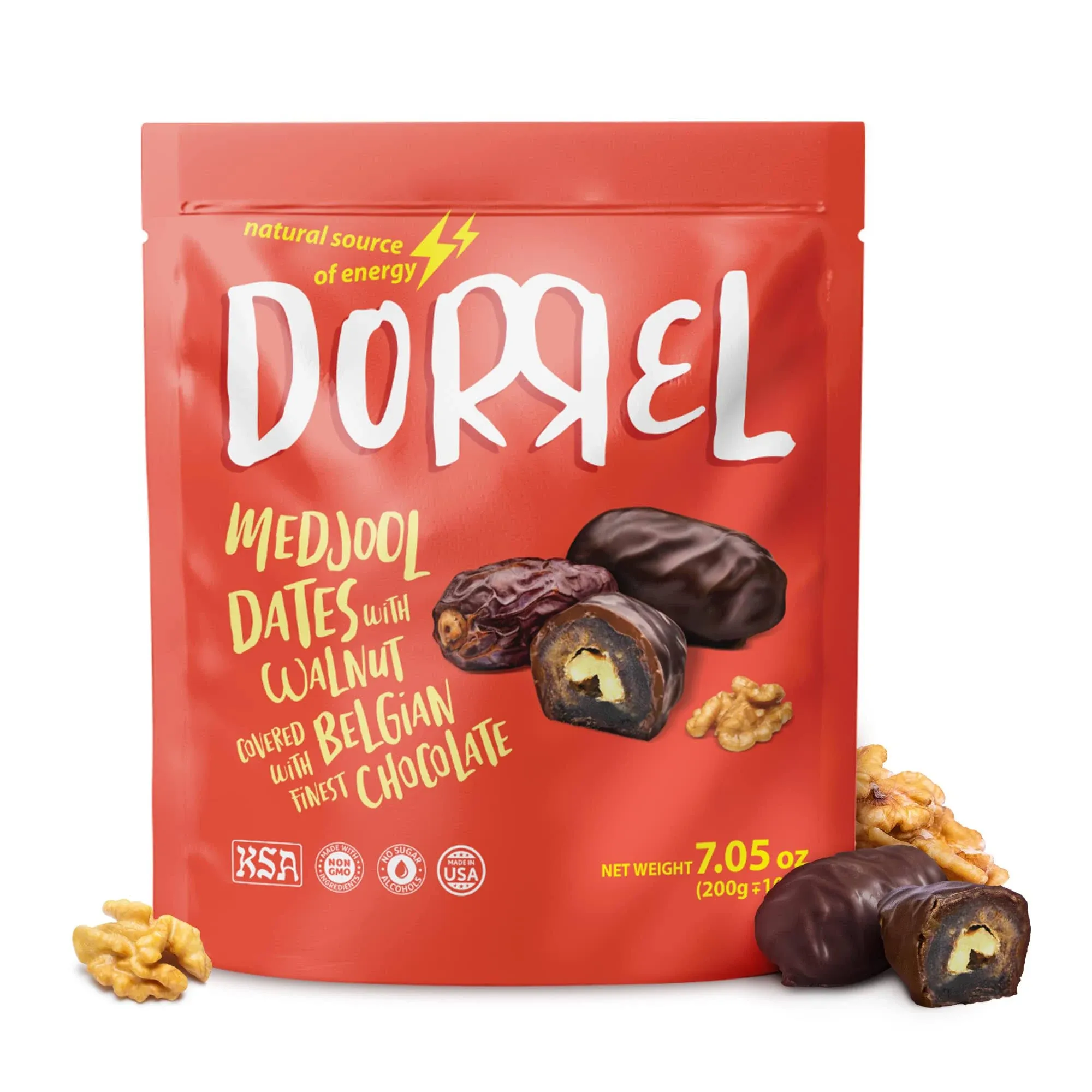 Dorrel Belgian Dark Chocolate Covered Medjool Dates