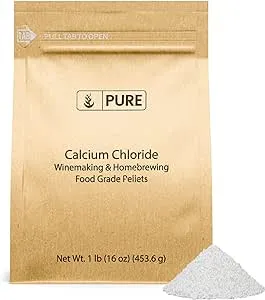 Pure Original Ingredients Calcium Chloride (1 lb) Food Safe, For Wine Making, Home Brew, & Cheese Making