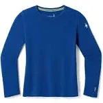 Smartwool Kids Baselayer Crew Long Sleeve Blue Size Medium, NEW.merino Wool