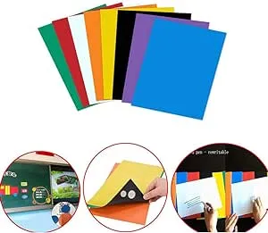 A4 Color Magnetic Sheet Teaching Aids， Can Be Cut Soft Magnetic ，Sheet Ferromagn