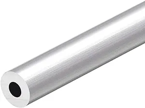 uxcell 6063 Aluminum Round Tube, 300mm Length 17mm OD 8mm Inner Dia Seamless Aluminum Straight Tubing