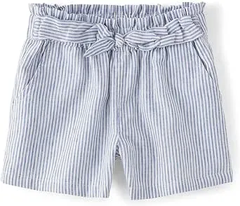 Gymboree Baby Boys' and Toddler Tie Front Linen Shorts