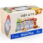 Hop Wtr Sparkling Hop Water, Variety Pack 12 Pack, Sugar Free, Low Carb Non Alcoholic Drinks, Na Beer, Adaptogen Drink, No Calories, Adaptogens & Noot