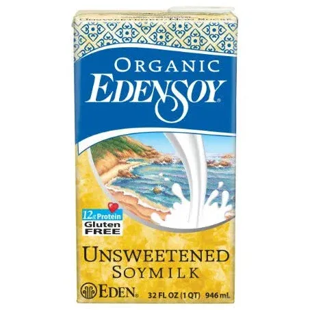 Eden Organic Edensoy Unsweetened Soymilk