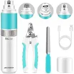 JBONEST Dog Nail Grinder with Quite Low Noise for Large Medium Small Dogs and Cats, Highly Speeds Rechargeable Pet Claw