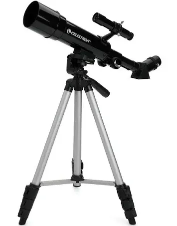 Celestron Travel Scope 50mm f/7.2 AZ Refractor Telescope Kit