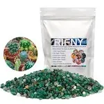 RIFNY Decorative Polished Rocks, 0.3&#034; Gravel Rocks Crushed Crystal for Plant Flo