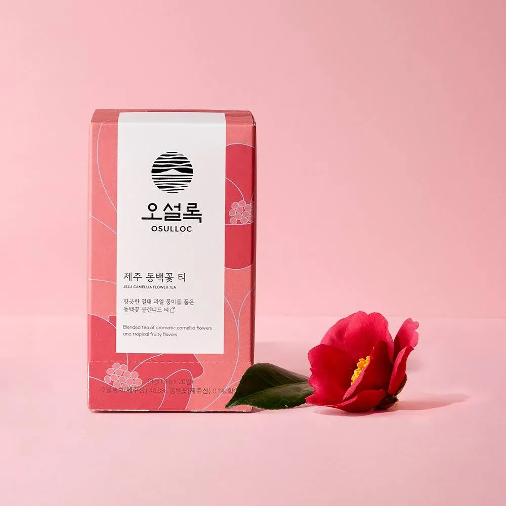 OSULLOC Jeju camellia flower Tea 20ea