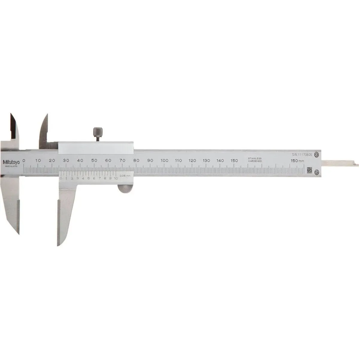 Mitutoyo 530-104 Vernier Caliper measuring range 0-150mm/ 6&#034; metric/inch