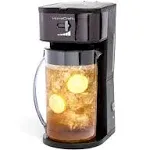 HomeCraft 3-Quart Black Café' Ice Iced Coffee and Tea Brewing System