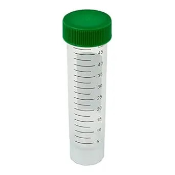 Celltreat 229430 Polypropylene Self-Standing Centrifuge Tube, 50mL Volume (Case of 500)