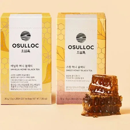 OSULLOC Sweet Honey Black Tea, 1 Box 20ea, from Korea_KT 2 Box