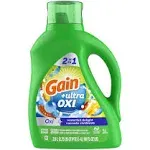 Gain Ultra OXI Liquid Laundry Detergent Waterfall Delight - 88.0 fl oz