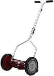 American Lawn Mower Company 1304-14GC 14-Inch 5-Blade Push Reel Lawn Mower with Grass Catcher, Mint