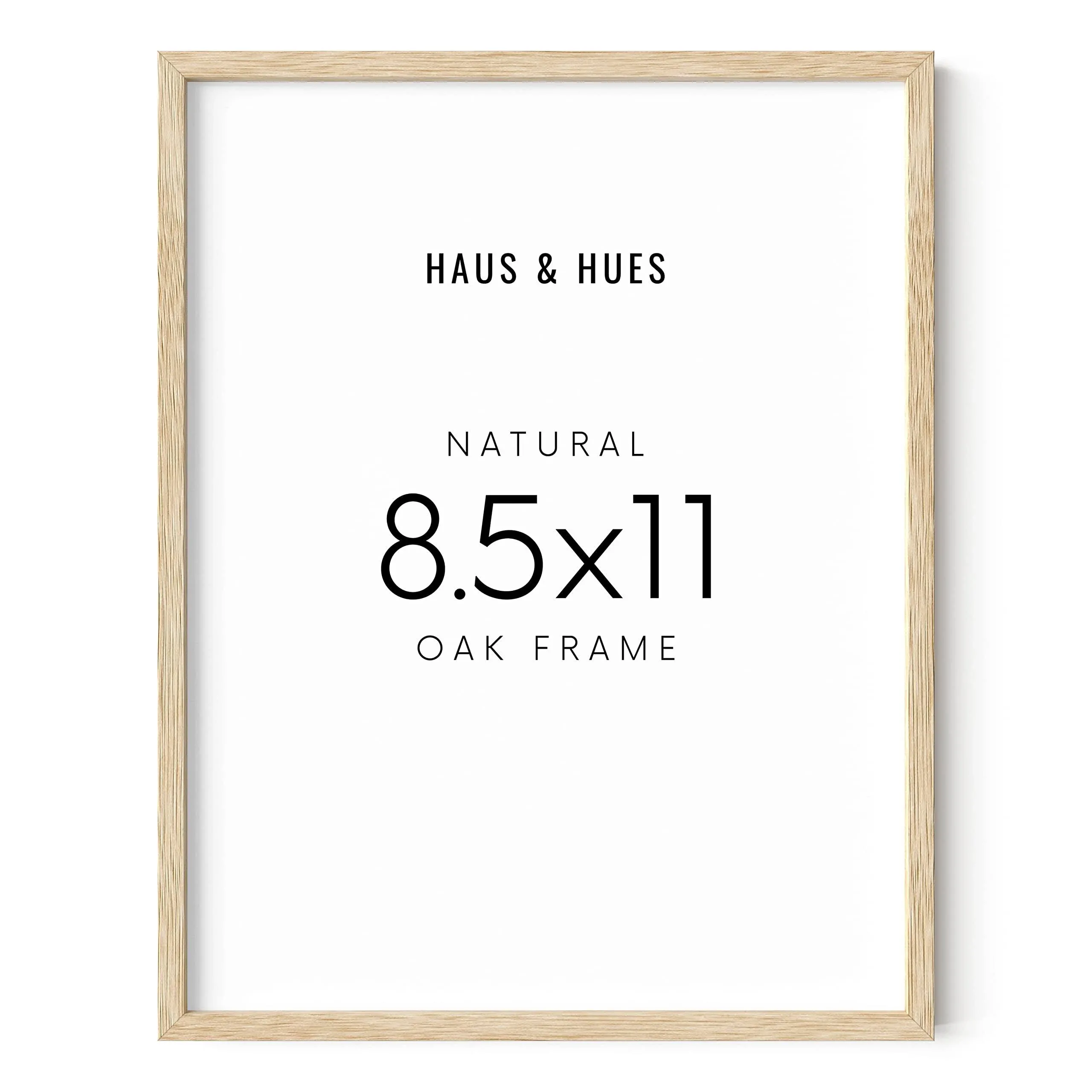 Haus and Hues Oak Wood Single Picture Frame