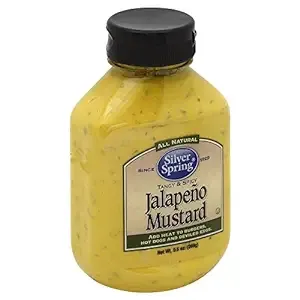 Silver Spring, Jalapeno Mustard, 9.5oz Container (Pack of 3)3