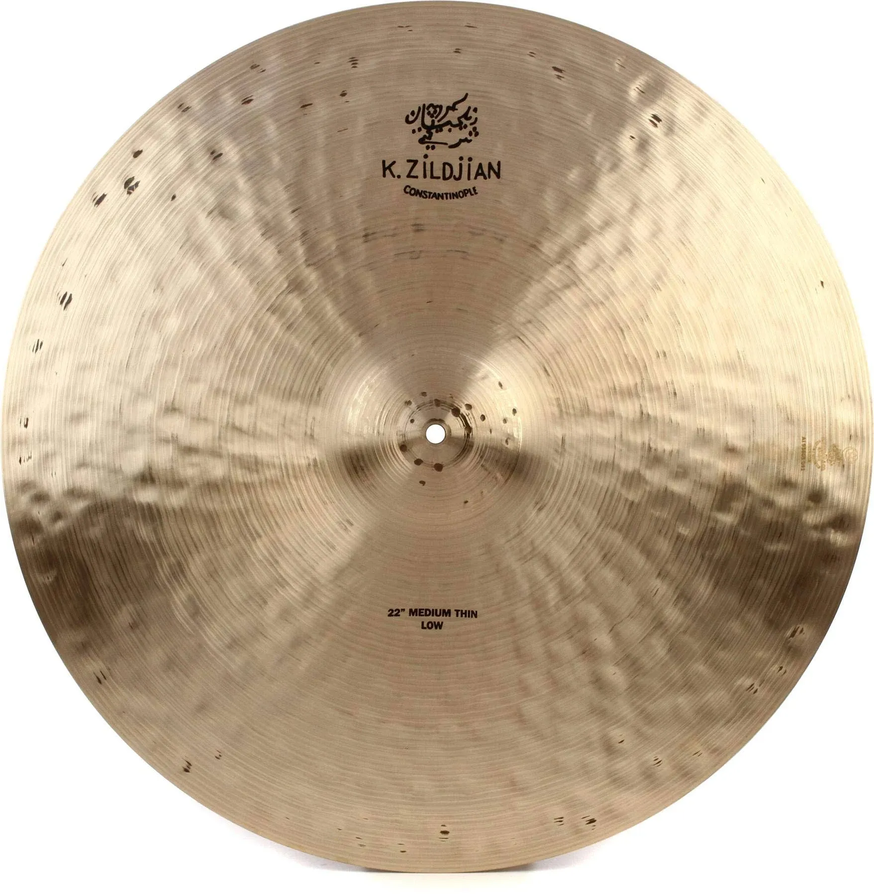 Zildjian 22" K Constantinople Medium Thin Low Ride Cymbal | Reverb