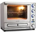 Gemelli Home Oven Convection Oven with Built-In Pizza Drawer and Rotisserie