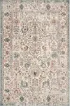 Nuloom Vintage Floral Lenore Beige 6' 7" x 9' Area Rug