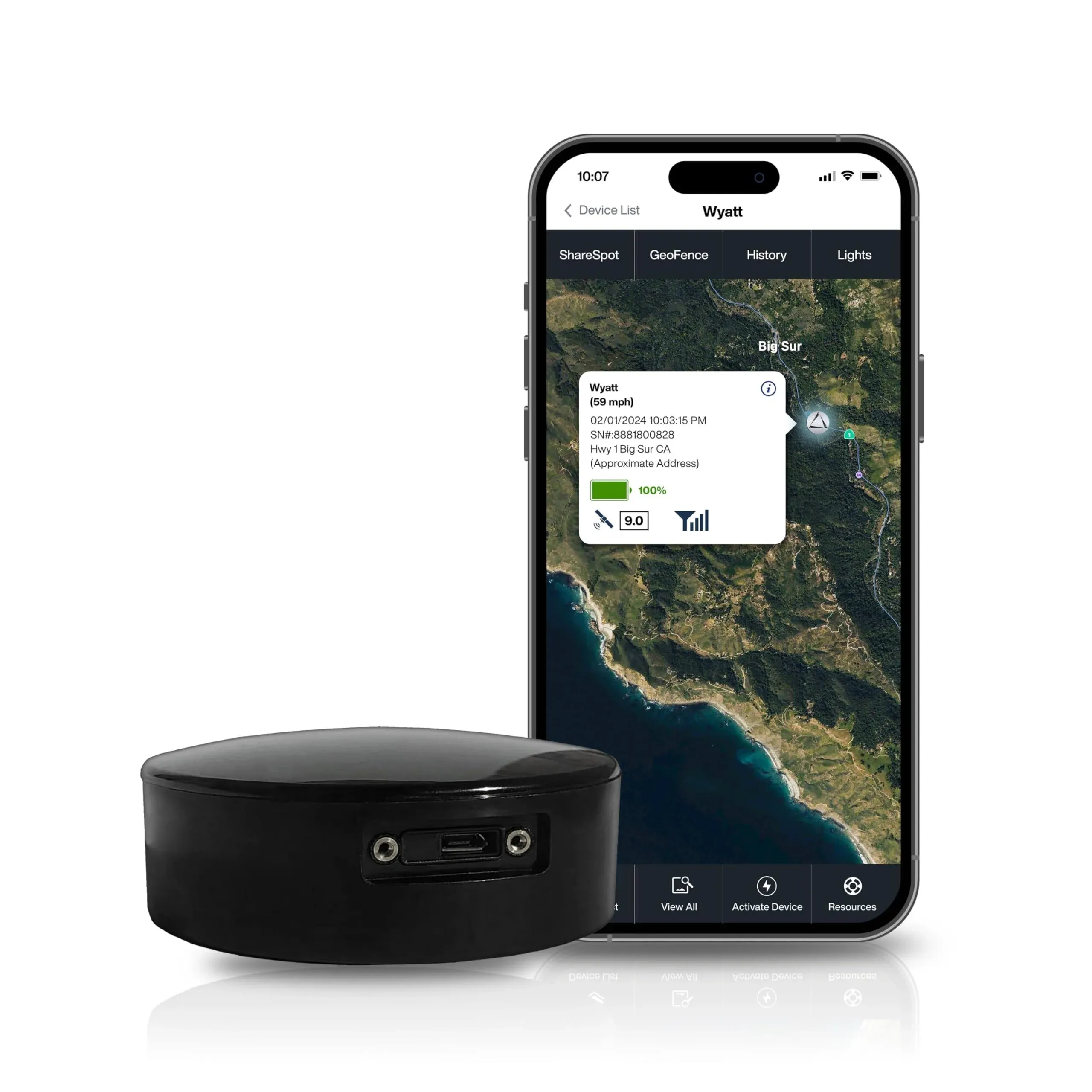 LandAirSea Overdrive GPS Tracker