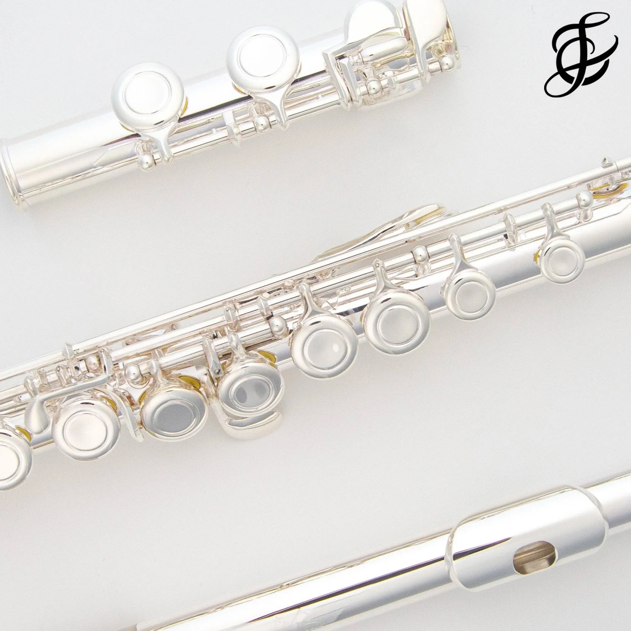 Gemeinhardt Model 2SP Silver Tone Flute Musical Instrument w/ Case