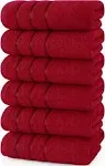 Utopia Towels - 6 Pack Viscose Hand Towels Set, (16 x 28 inches) Ring Spun Cotton, Ultra Soft and Highly Absorbent 600gsm Towels for Bathroom, Gym,