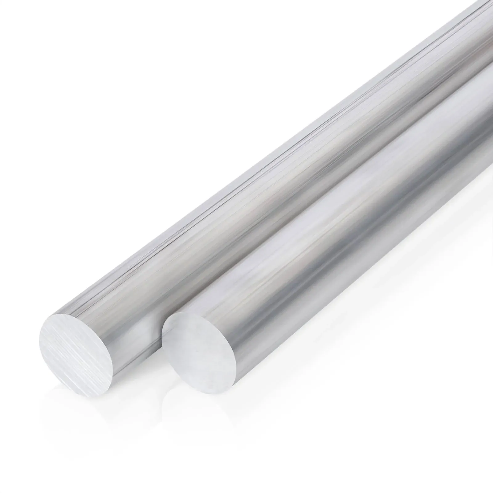 2 Pcs 1 Inch Diameter Round Aluminum Rod,Long 13" 6061 Aluminum Round Bar,T6511 Solid New Mill Stock