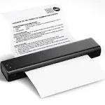 M08F Portable Wireless Printer for Travel and Home Use, Portable Thermal Prin...