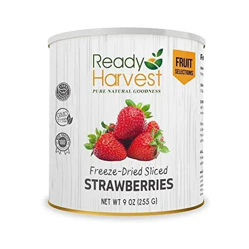 Ready Harvest Freeze Dried Strawberries | Healthy Emergency Snacks | Hurricane ...