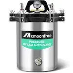 12L Lab Autoclave, Portable Steam Autoclave for Lab Equipment, Culture Medium, Glassware, Jar Canning 110v