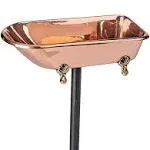 Good Directions Splish-Splash Bird Bath, Polished Copper