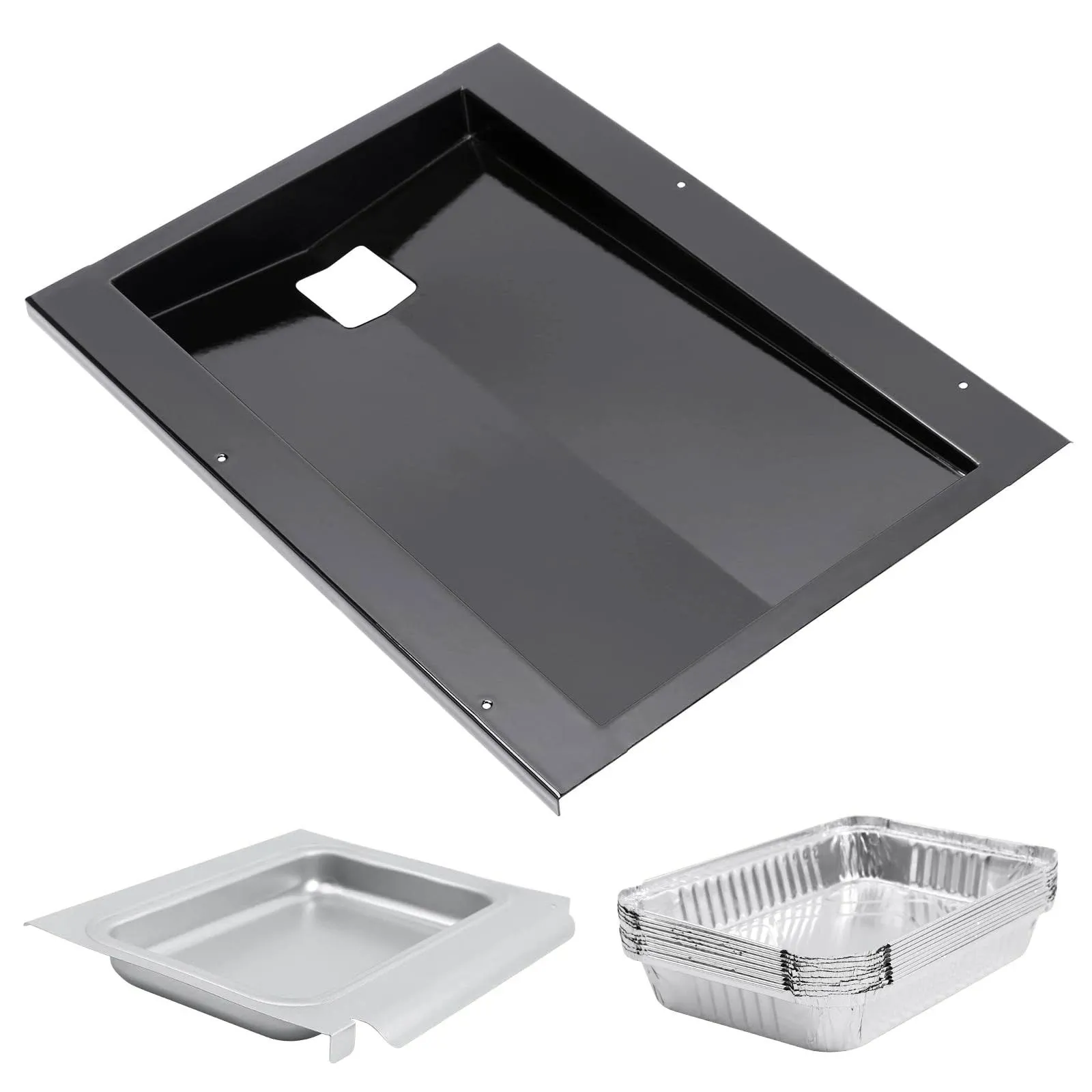 Quli Metal Grease Tray for Weber Spirit 310 and 320 Grills (2009 and 2012)