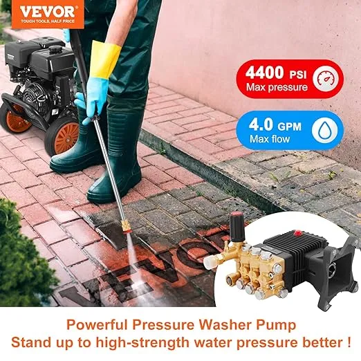 VEVOR Triplex Plunger Pressure Washer Pump Assembly