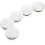 [Audio-Visual Direct] Neodymium Magnets for Glass Boards - Set of 5 Heavy Duty Round Magnets for Whiteboard or Fridge -