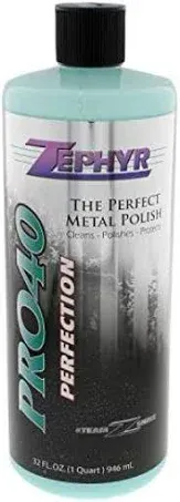 Zephyr PRO40032 32 oz. Pro-40 Metal Polish