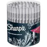 Sharpie Metallic Permanent Markers Fine Point Silver 36/Pack (9597) 61659