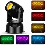 BETOPPER Mini Moving Head DJ Light, 9 GOBO 8 Colors 100W LED Stage Light, RGB...