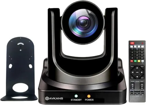 NEW AVKANS 1080p60 20xZoom Pan Tilt Camera NDI PTZ 3G SDI IP AV-CM20 HDMI Church