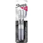 Sharpie Metallic Fine Point Permanent Markers, Blue, Dozen