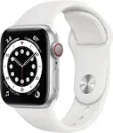 Apple Watch Series 6 GPS 44mm Space Gray Aluminum Case - Black Sport Band